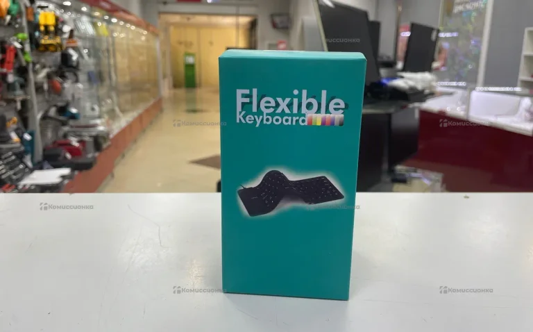 Клавиатура USB Flexible резиновая, складная, влаго-пылезащищеная
