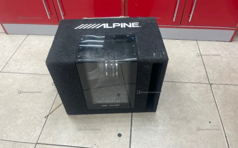 Сабвуфер  alpine sbg-1224b