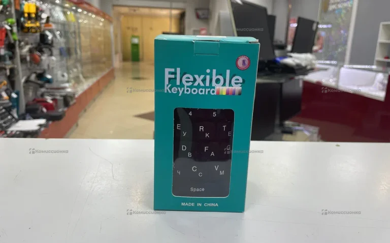 Клавиатура USB Flexible резиновая, складная, влаго-пылезащищеная