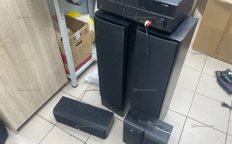 Ресивер Yamaha + 5 колонок