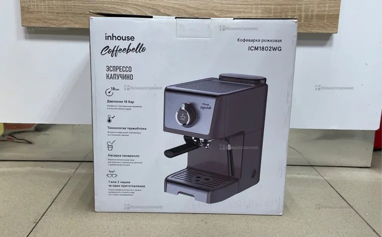 Кофеварка рожковая In-house ICM1801BK