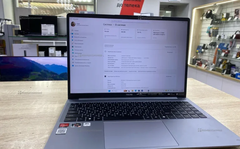 Ноутбук  Tecno Megabook K16S AMD